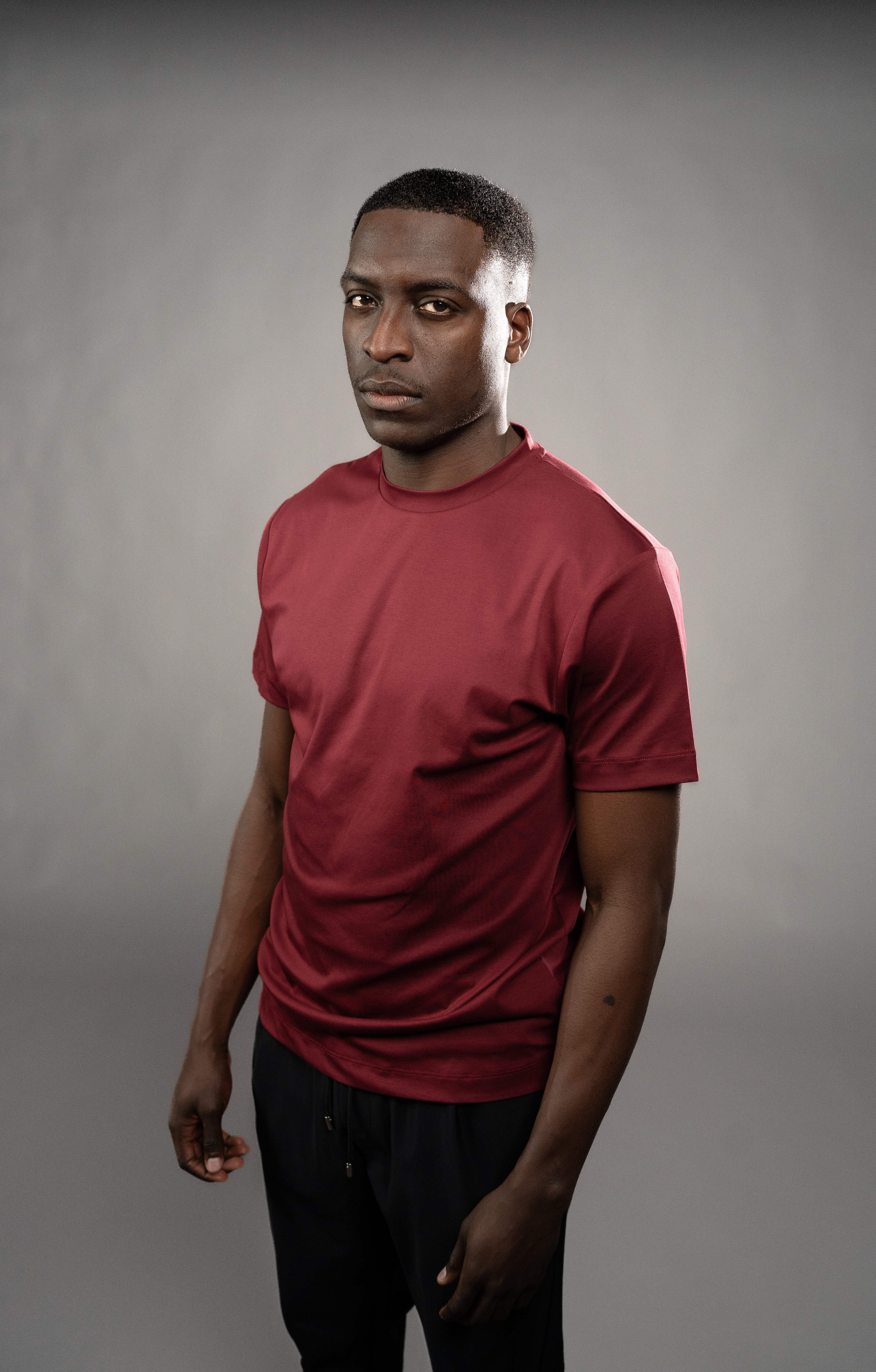 DARK BURGUNDY T-SHIRT