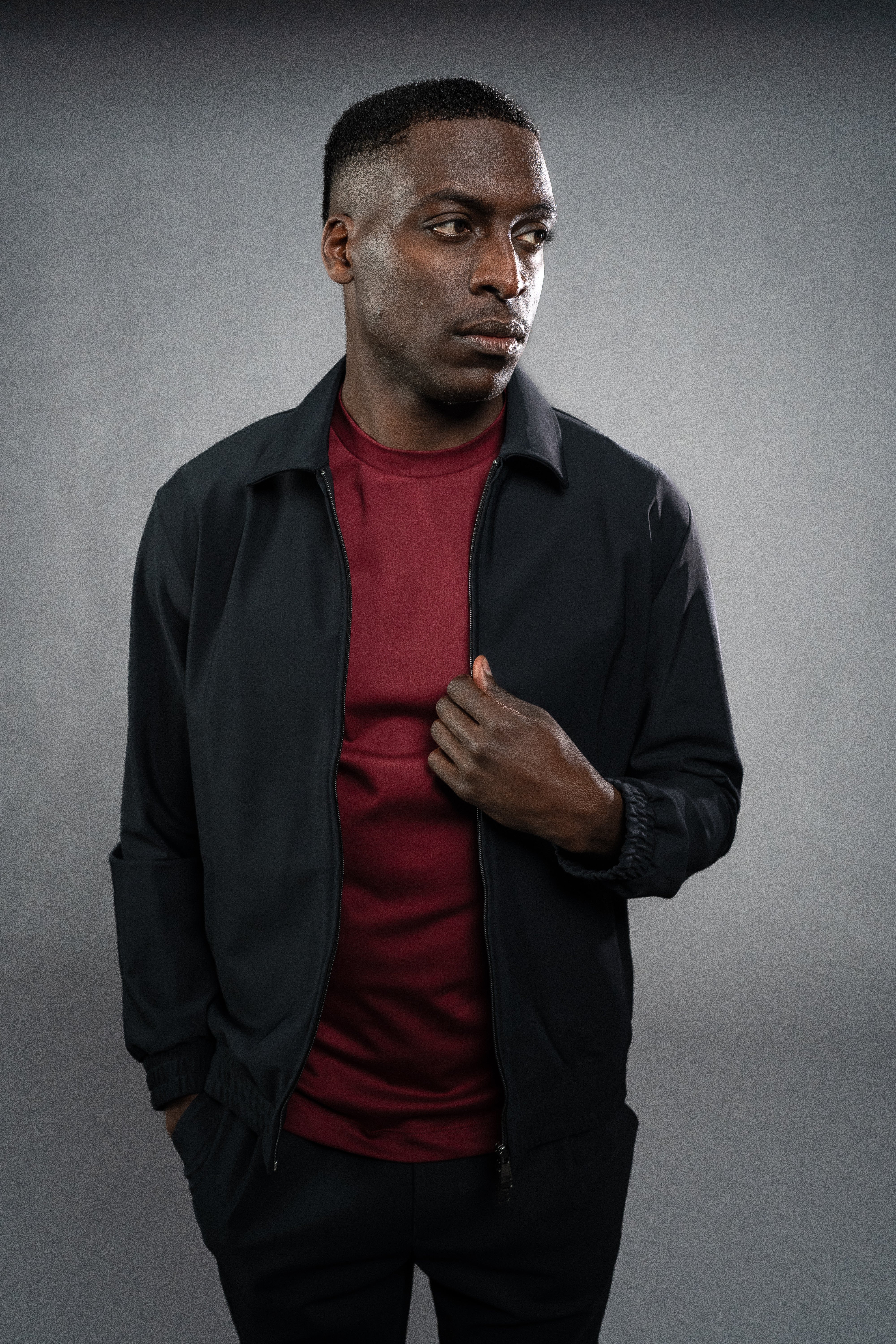 DARK BURGUNDY T-SHIRT