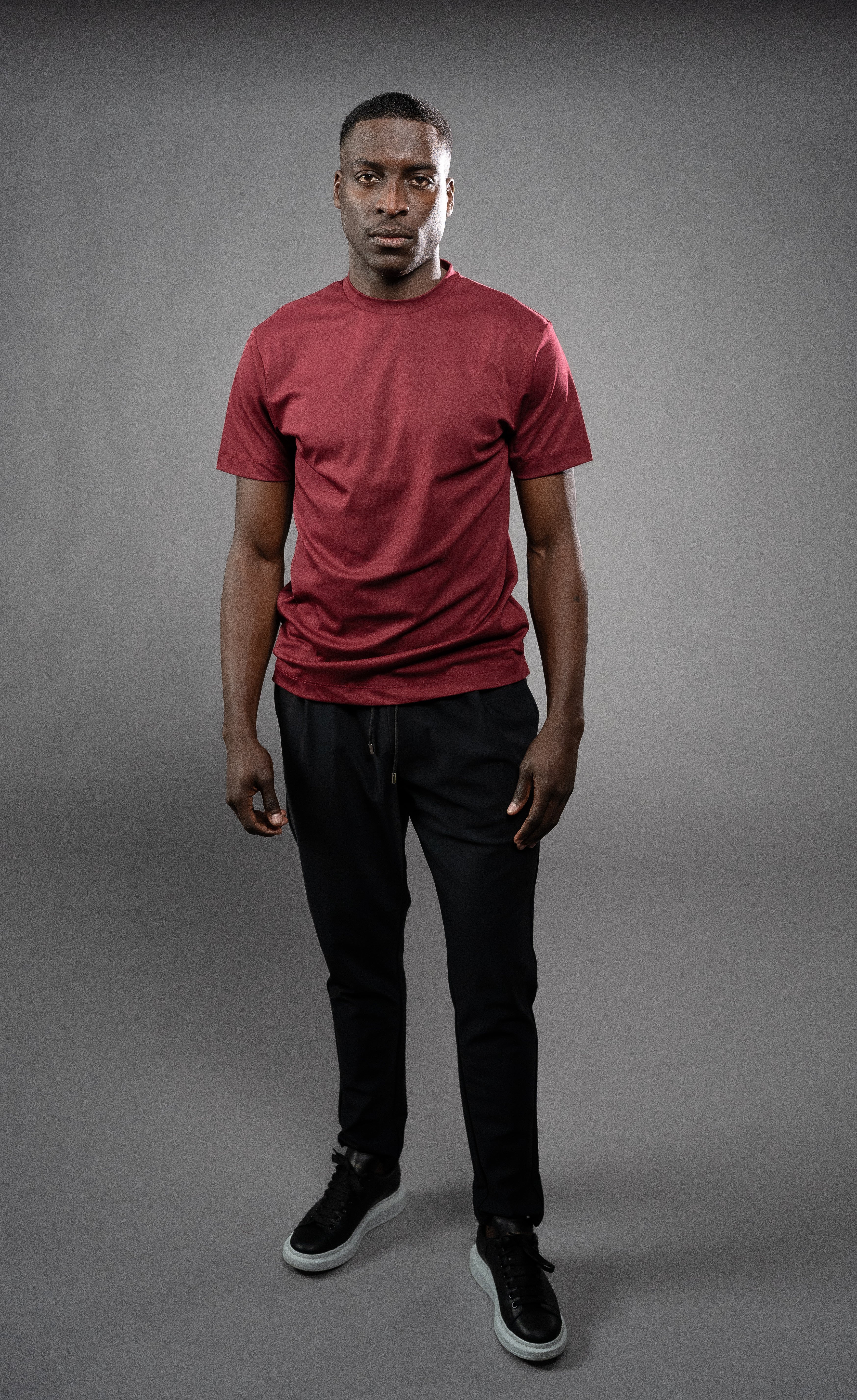 DARK BURGUNDY T-SHIRT