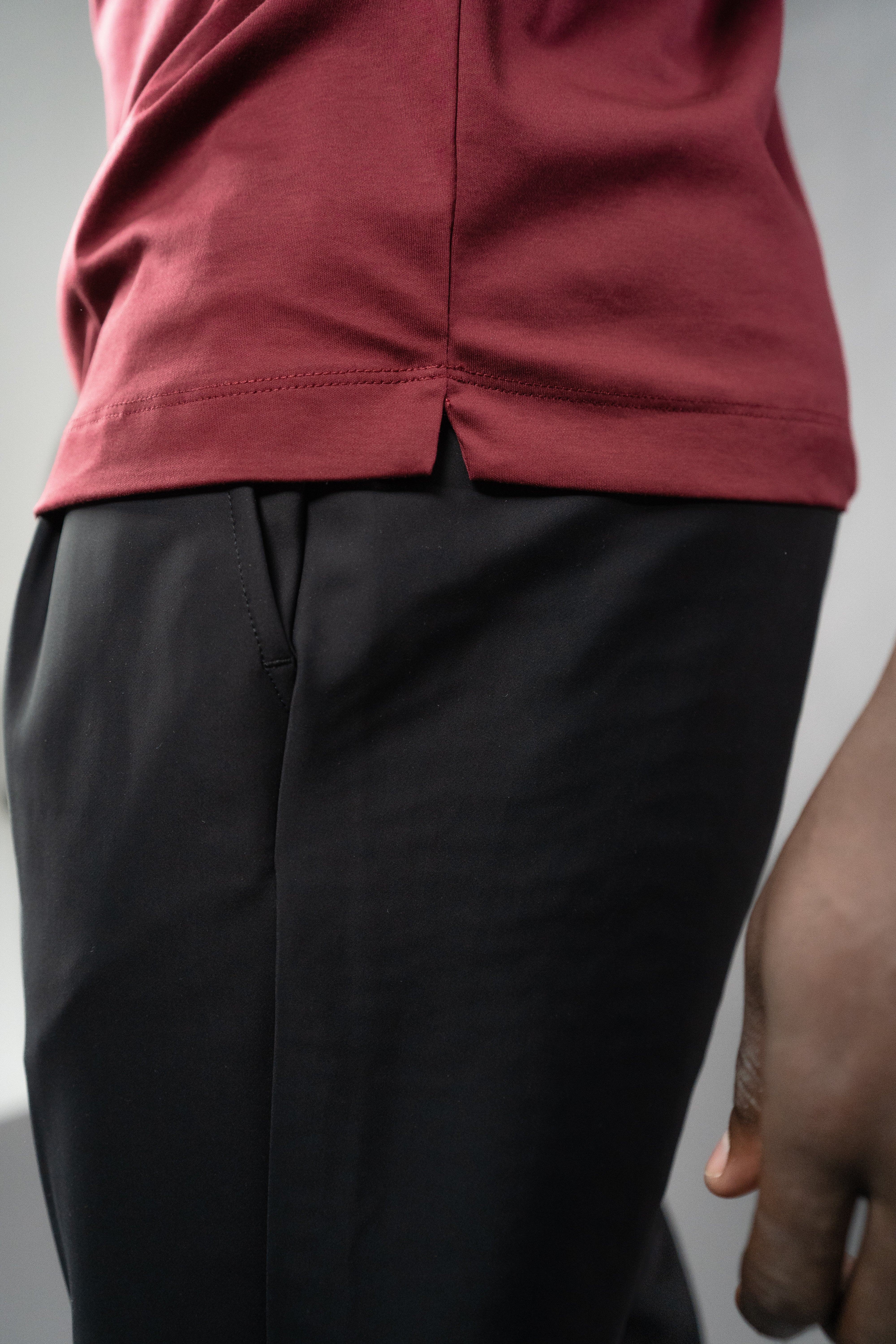 DARK BURGUNDY T-SHIRT